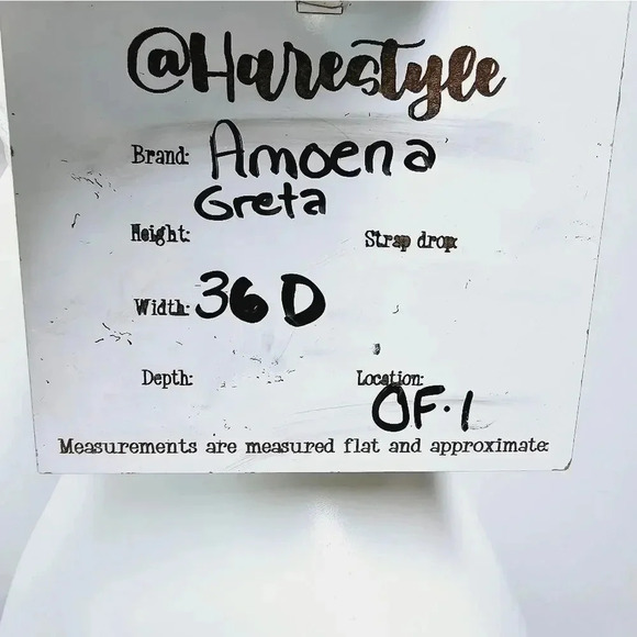 Amoena Greta white Masectomy cotton pocketed bra 36D - Picture 9 of 11